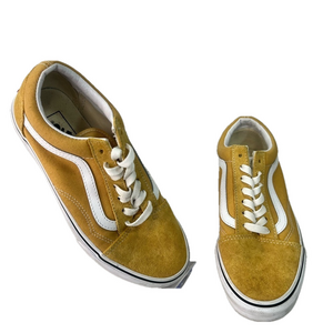 Vans Old Skool Suede Mustard Yellow Unisex Shoe Size 6.5 or 5 #1107